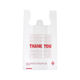 Thank You T-Shirt Bags, Restaurant Bag(11.5" x 6.5" x 21"-1000pcs) - Infinite Pack